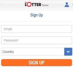 Sign Up on theLotter